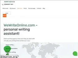 Sites similar to wewriteonline.com