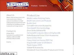 Sites similar to wexlermusic.com