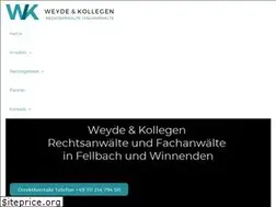 Sites similar to weyde-kollegen.de