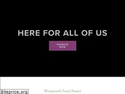 Sites similar to weymouthfoodpantry.org