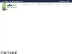 Sites similar to wfaanz.org.au