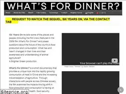 Sites similar to wfdinner.com