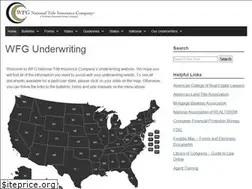 Sites similar to wfgunderwriting.com