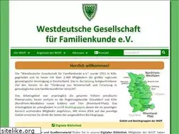 Sites similar to wgff.genealogy.net