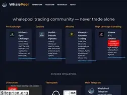 Sites similar to whalepool.io