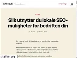 Sites similar to whaleroute.no