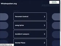 Sites similar to whalespoken.org