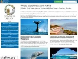 Sites similar to whaletrail.co.za