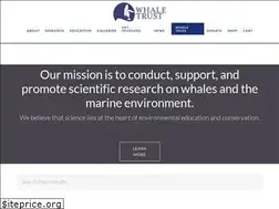 Sites similar to whaletrust.org