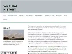 Sites similar to whalinghistory.org