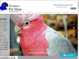 Sites similar to whaltonspetshops.com