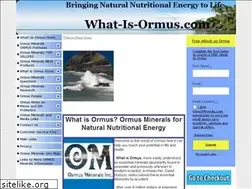 Sites similar to what-is-ormus.com