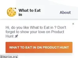 Sites similar to what.toeat.in