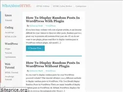 Sites similar to whatabouthtml.com