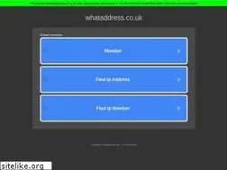 Sites similar to whataddress.co.uk