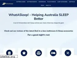 Sites similar to whatasleep.com.au
