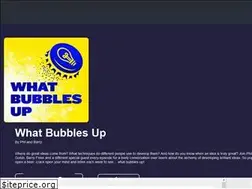 Sites similar to whatbubblesup.com