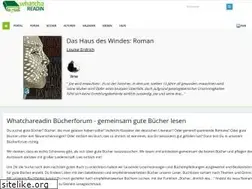 Sites similar to whatchareadin.de