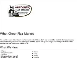 Sites similar to whatcheerfleamarket.com