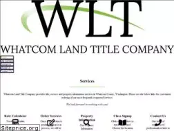 Sites similar to whatcomtitle.com