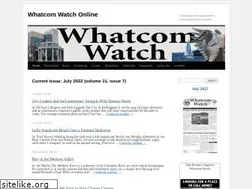 Sites similar to whatcomwatch.org