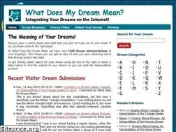 Sites similar to whatdoesmydreammean.net