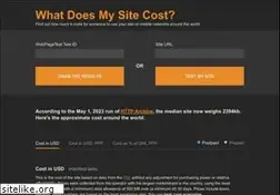 Sites similar to whatdoesmysitecost.com