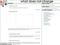 Sites similar to whatdoesnotchange.org