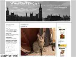 Sites similar to whatdoiknow.typepad.com