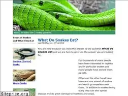 Sites similar to whatdosnakeseat.com