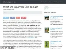 Sites similar to whatdosquirrelseat.org
