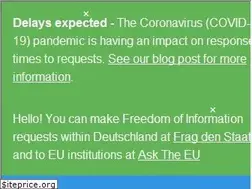 Sites similar to whatdotheyknow.com