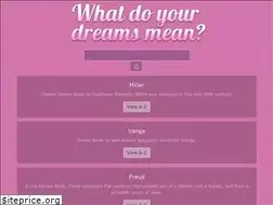 Sites similar to whatdreamsmeans.com