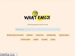 Sites similar to whatemoji.org