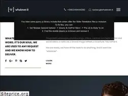 Sites similar to whatever.it