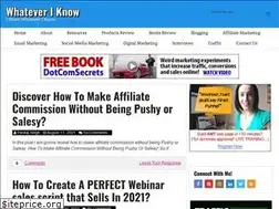 Sites similar to whateveriknow.com