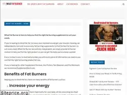 Sites similar to whatfatburner.com