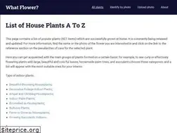 Sites similar to whatflower.net