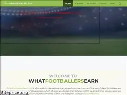 Sites similar to whatfootballersearn.com