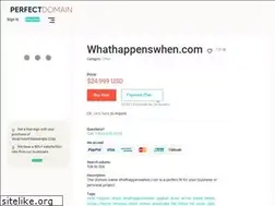 Sites similar to whathappenswhen.com