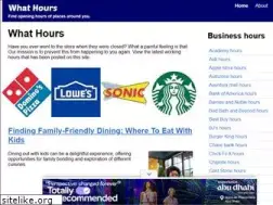 Sites similar to whathours.com