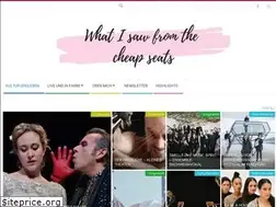 Sites similar to whatisawfromthecheapseats.com