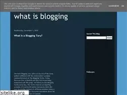 Sites similar to whatisbloggingmean.blogspot.com