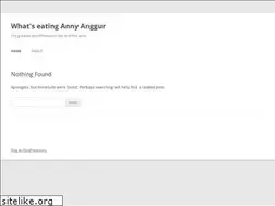 Sites similar to whatiseatinganny.wordpress.com