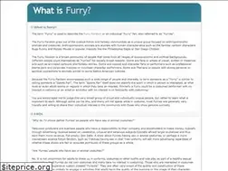 Sites similar to whatisfurry.org