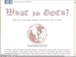 Sites similar to whatisgoth.com