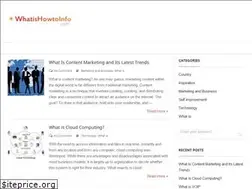 Sites similar to whatishowtoinfo.com