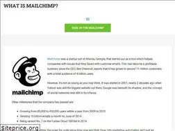 Sites similar to whatismailchimp.com