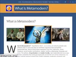 Sites similar to whatismetamodern.com