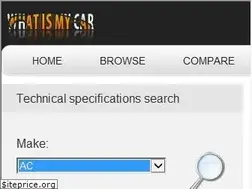 Sites similar to whatismycar.com